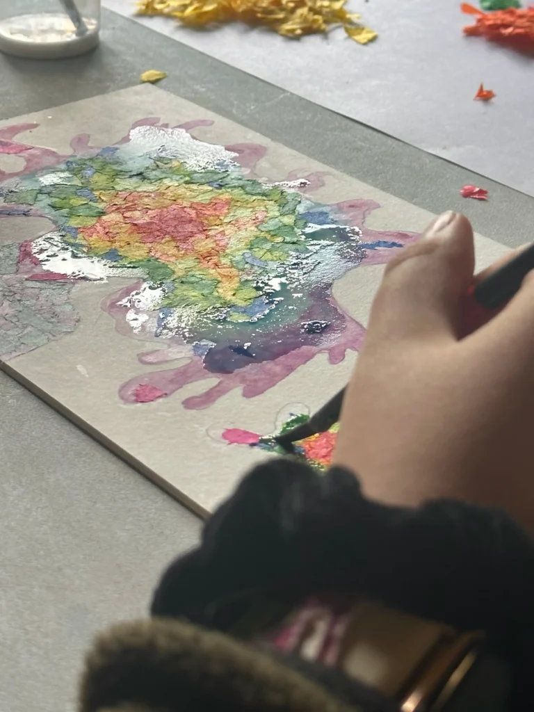 Be Creative Painting Hand